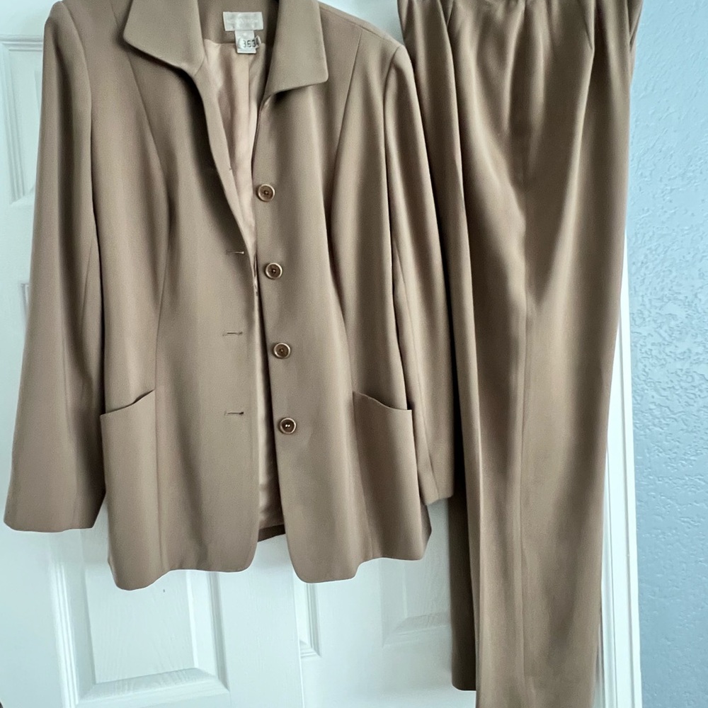 Nordstrom size 12 pant suit. Both jacket and pants are lined.